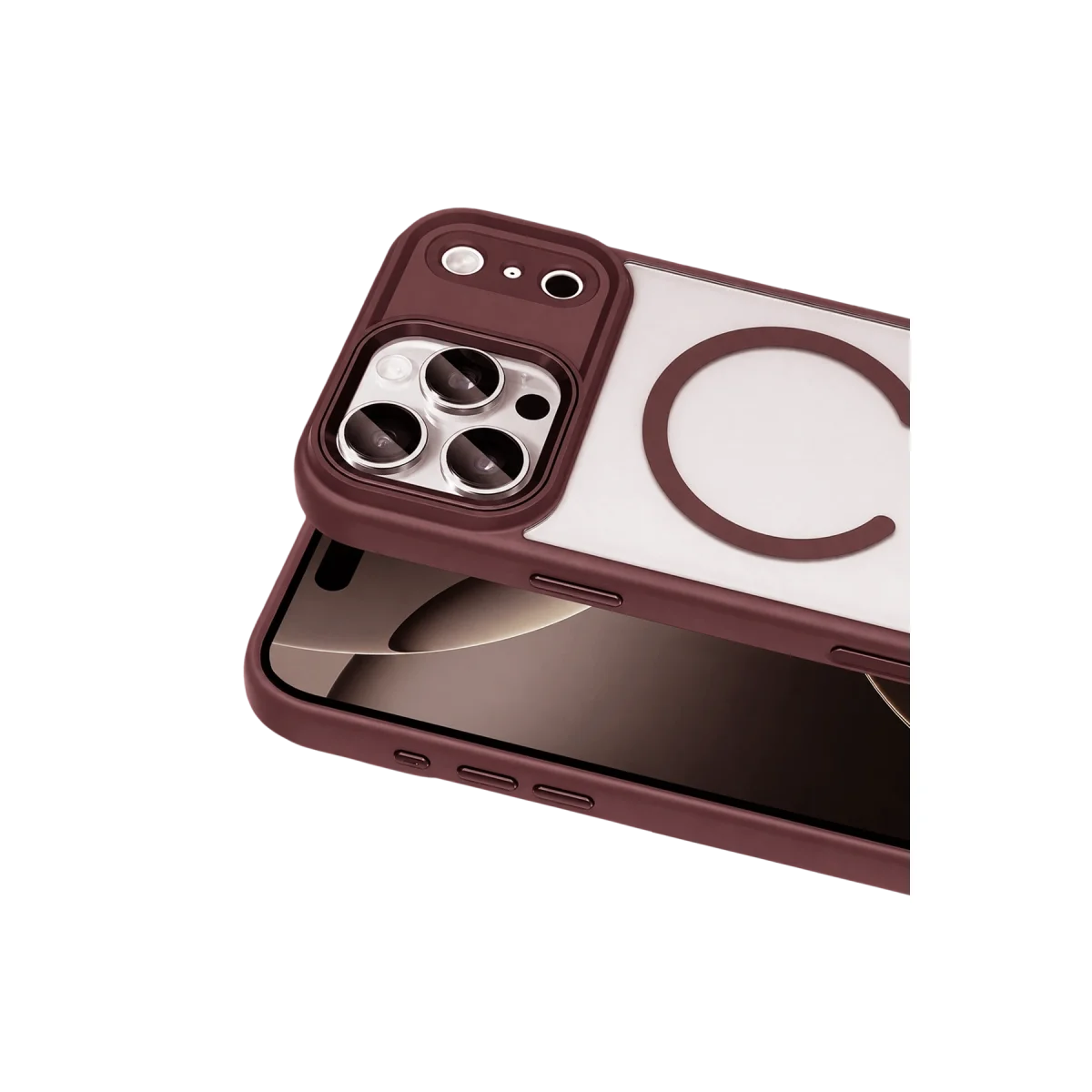 Joko Apple İphone 18 Pro Max Terea Magsafe Kapak - Bordo görsel 2