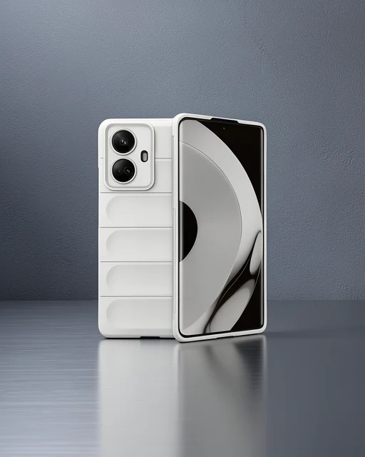 Realme 10 Pro 5g Kılıf Optimum Silikon - Krem