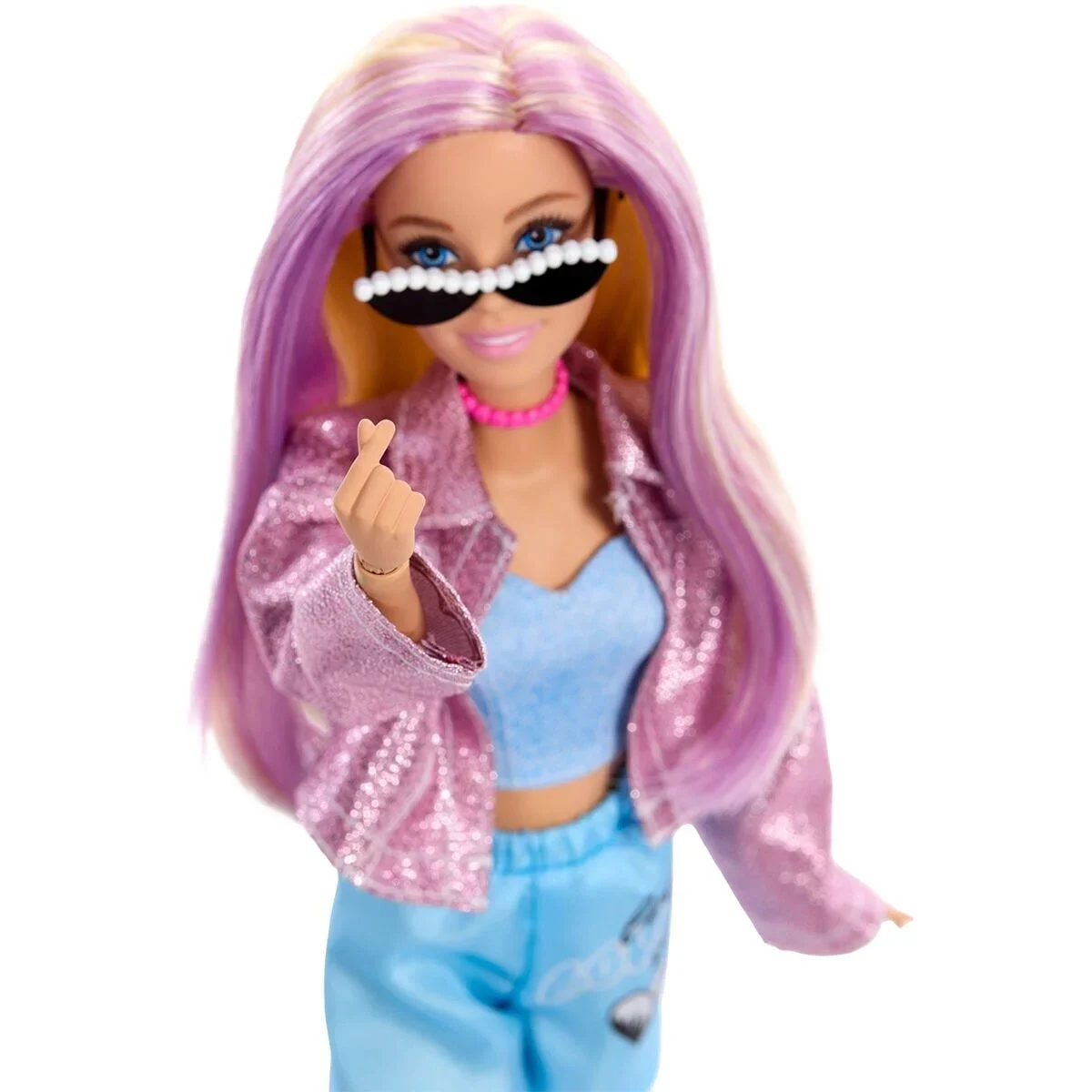 JNC61 Barbie DELUXE STYLE Fashion Build Up Doll and Accessories görsel 3