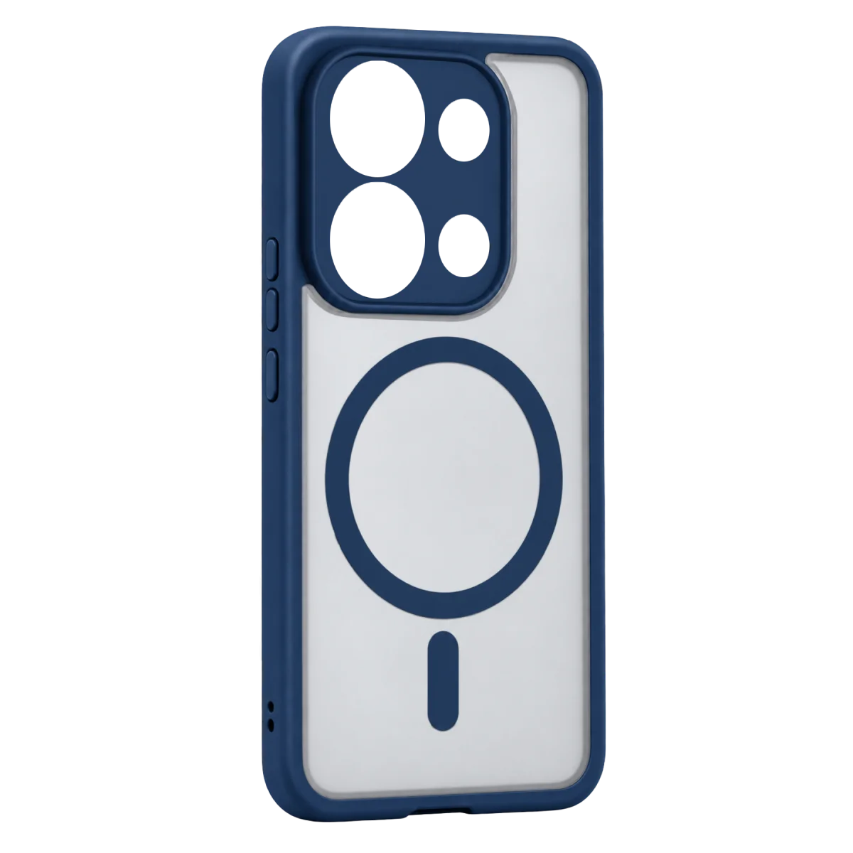 Xiaomi Redmi Note 13 4G Loji Magsafe Kapak - Mavi