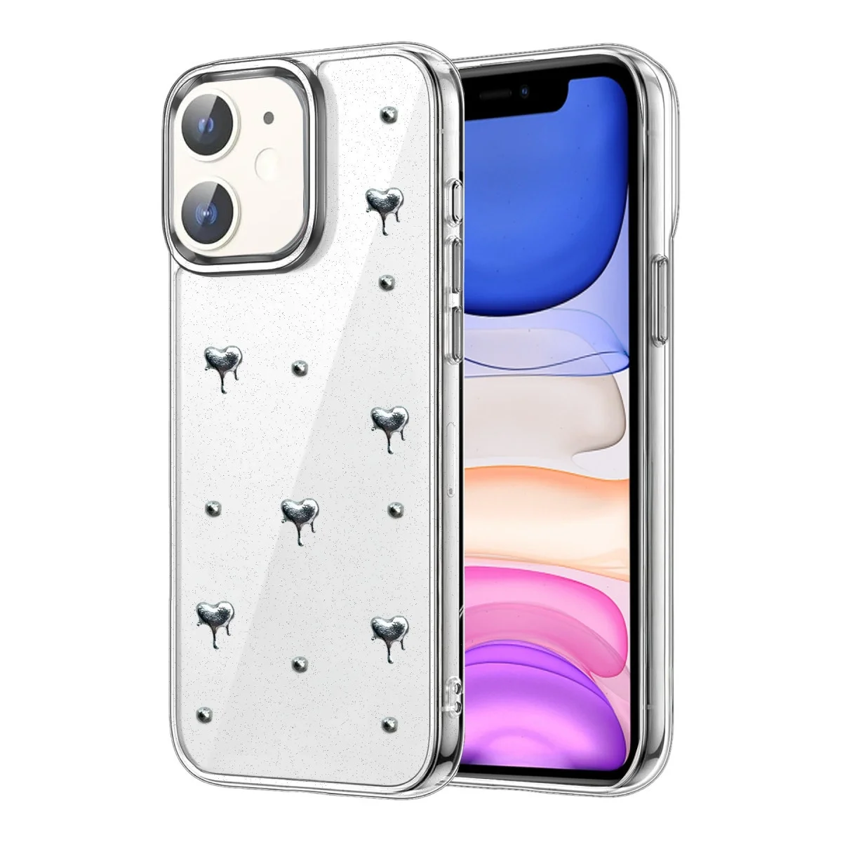 Apple İphone 11 Fiyonk Desenli Kapak - Desen 1