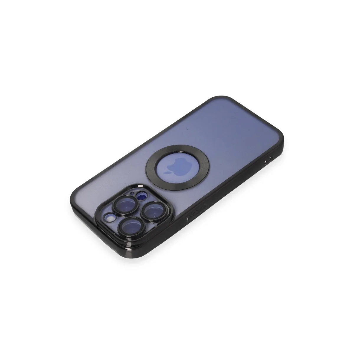 Apple İphone 15 Pro Kılıf Slot Silikon - Siyah görsel 3