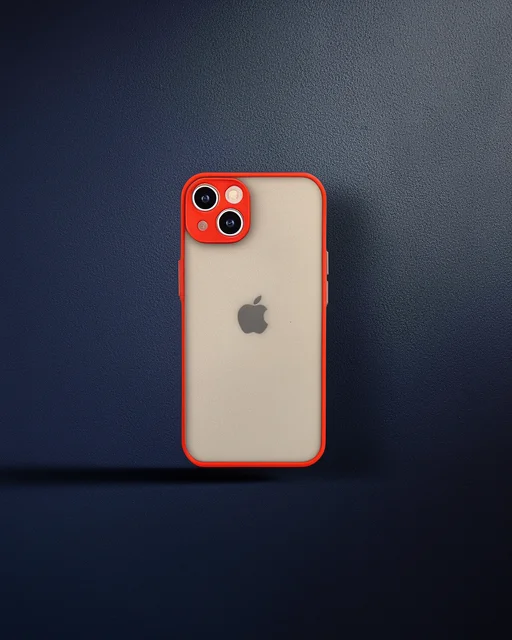 Apple İphone 14 Kılıf Montreal Silikon Kapak - Kırmızı