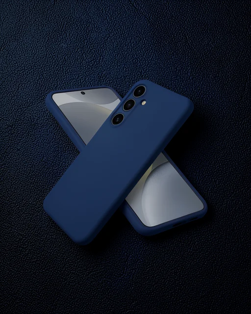 Samsung Galaxy A36 Kılıf First Silikon - Lacivert