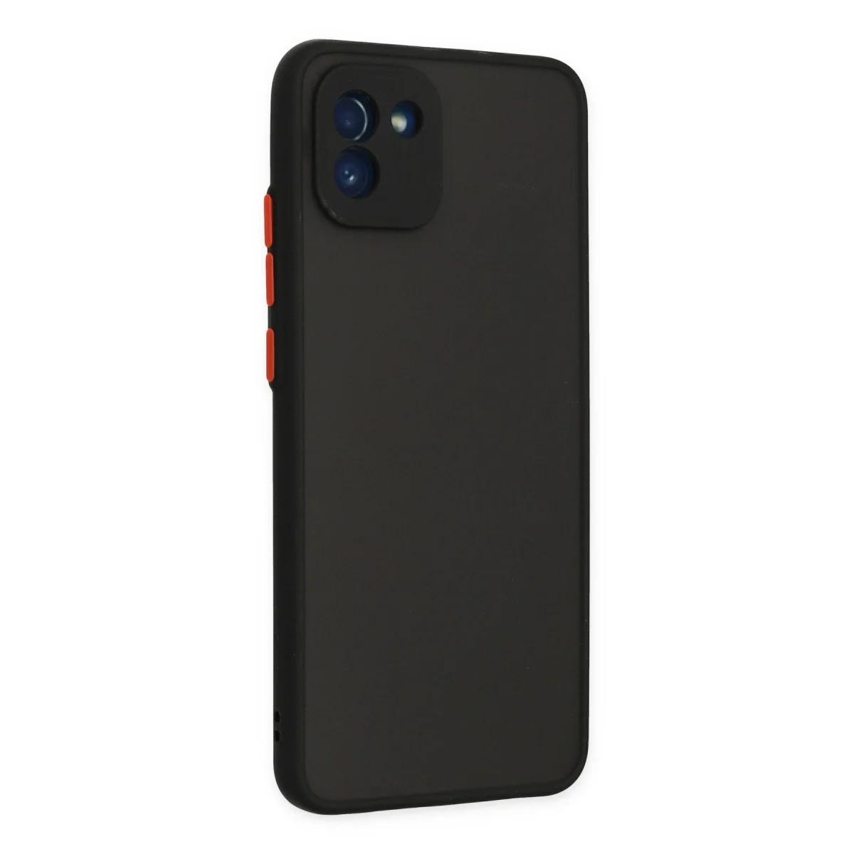 Samsung Galaxy A03 Kılıf Montreal Silikon Kapak - Siyah görsel 2