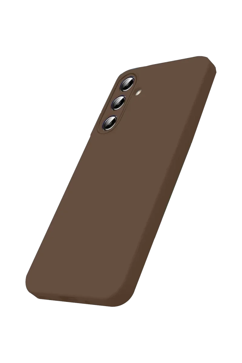 Samsung Galaxy S26 FE First Silikon - Kahverengi görsel 2