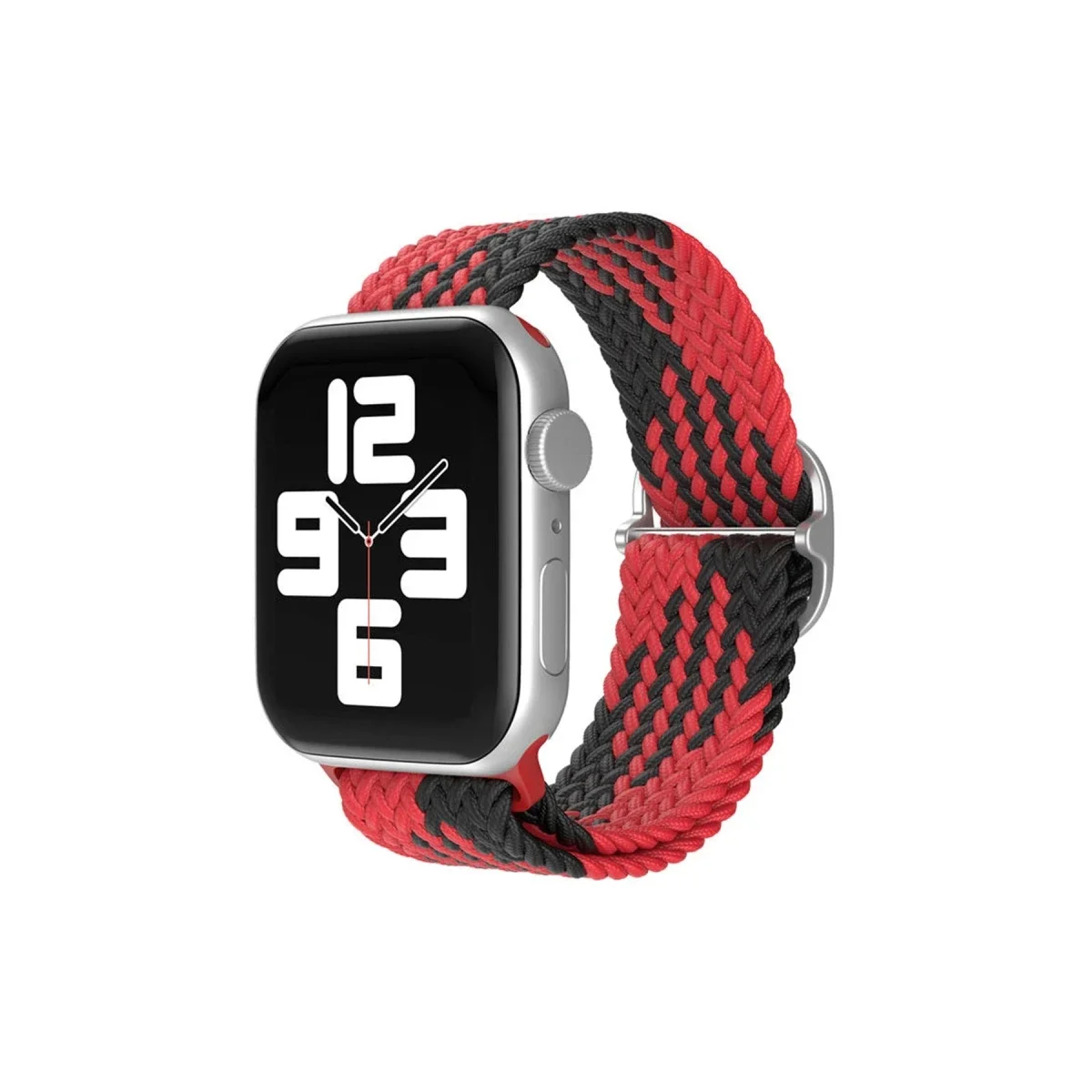 Apple Watch 38mm Star Kordon - Kırmızı-Siyah