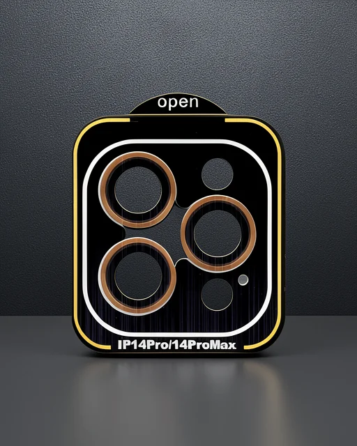 Joko Apple İphone 14 Pro Max Pvd Metal Kamera Lens - Turuncu