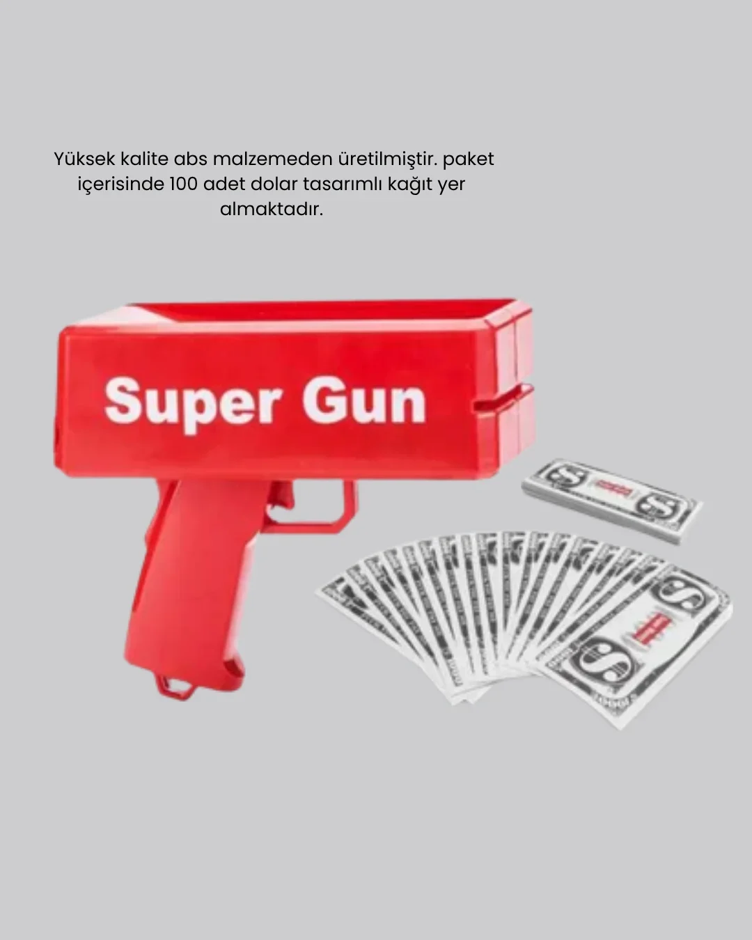 Para Saçma Makinesi Kırmızı Model 100’lü Para Hediyeli görsel 4