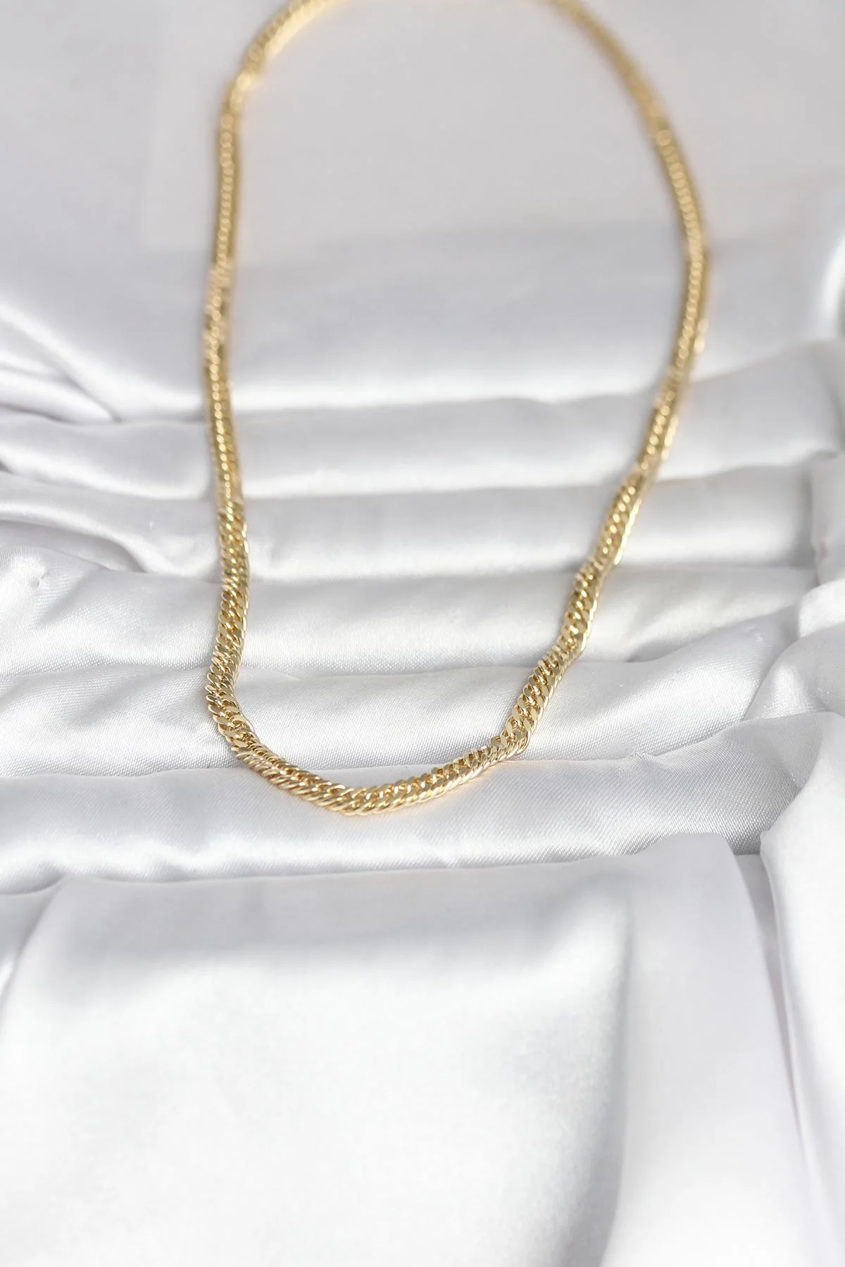 CM 14K Gold Renk Zincir Model 45 cm Kadın Kolye görsel 2
