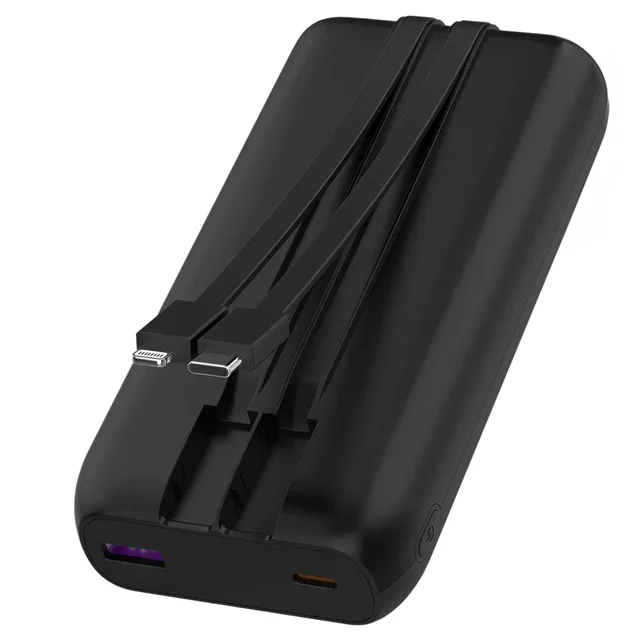 Snapron SNP-3013 22.5W PD 20.000mAh Dahili Kablolu ve Hızlı Şarjlı Powerbank görsel 3