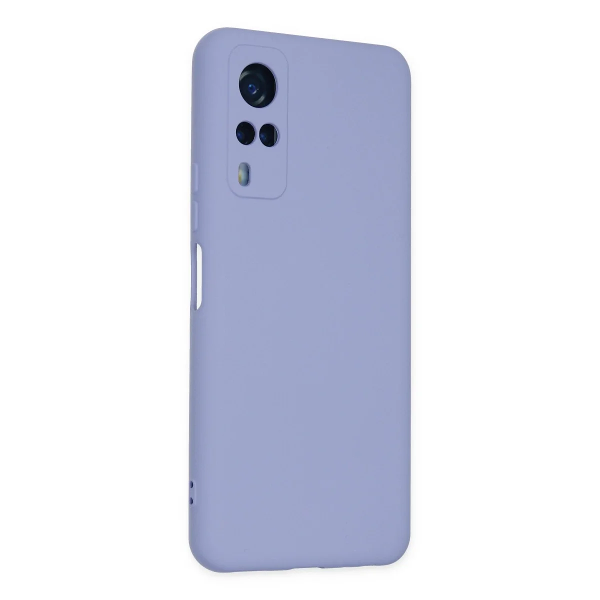 Vivo Y53s Kılıf Nano İçi Kadife Silikon - Lila görsel 3