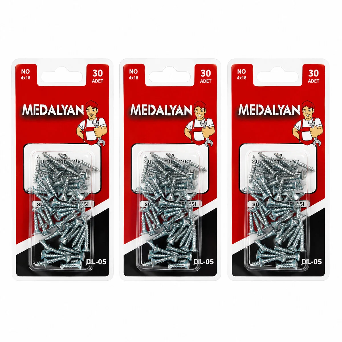 360 Adet 4X18 Sunta Vidası 12X30PCS