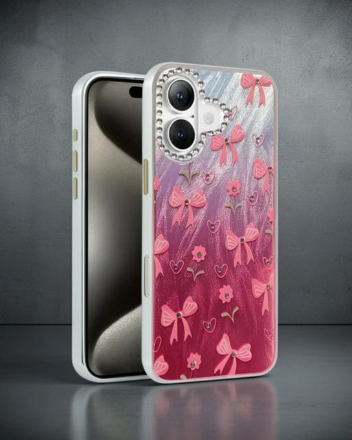 Apple İphone 16 Plus Kılıf Blade Aynalı Desenli Kapak - Desen 3