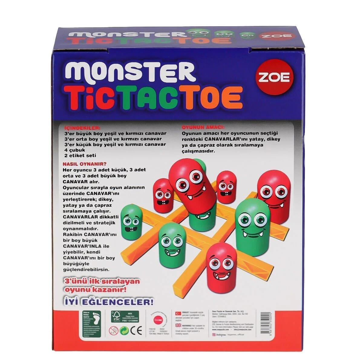 35009 Zoe Tic Tac Toe -KS Game görsel 2