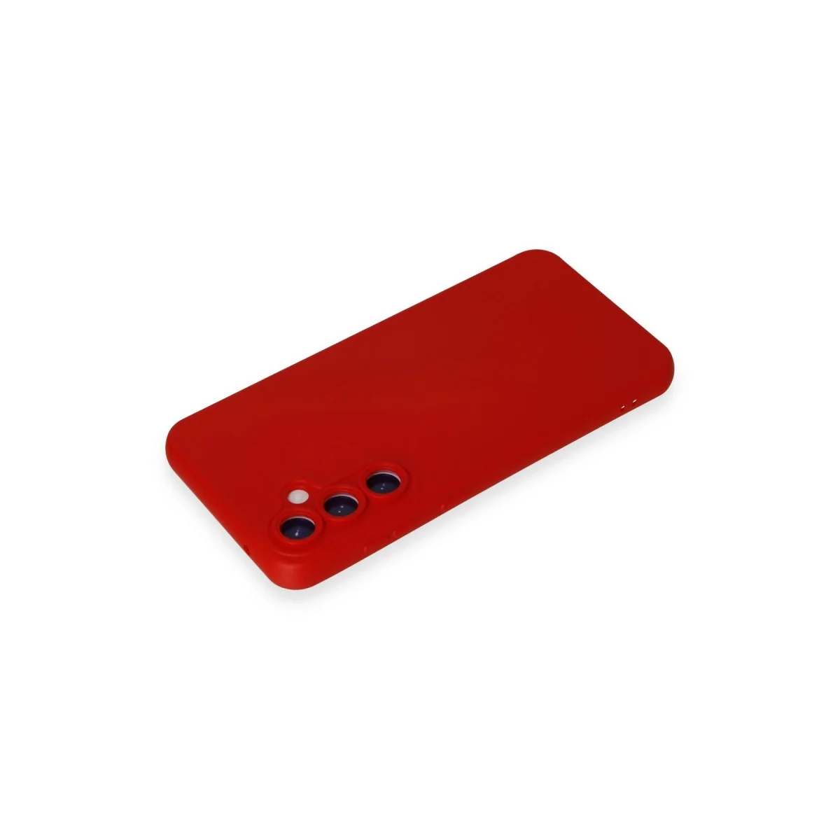 Samsung Galaxy S23 Fe Kılıf Nano İçi Kadife Silikon - Kırmızı görsel 3