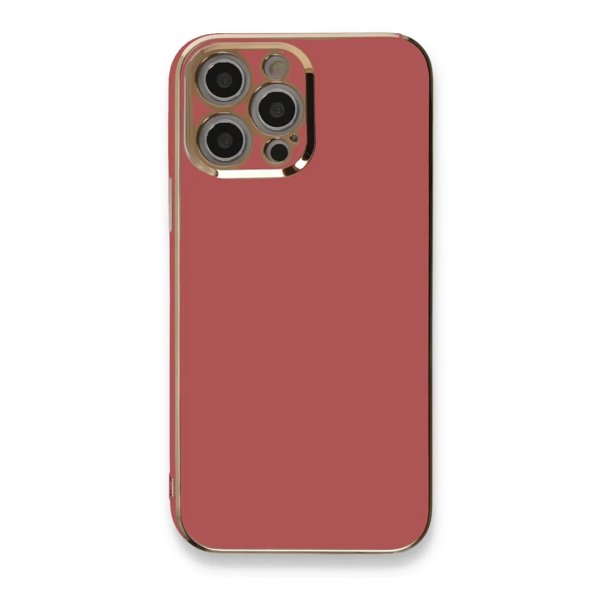 Apple İphone 12 Pro Kılıf Volet Silikon - Kırmızı görsel 3