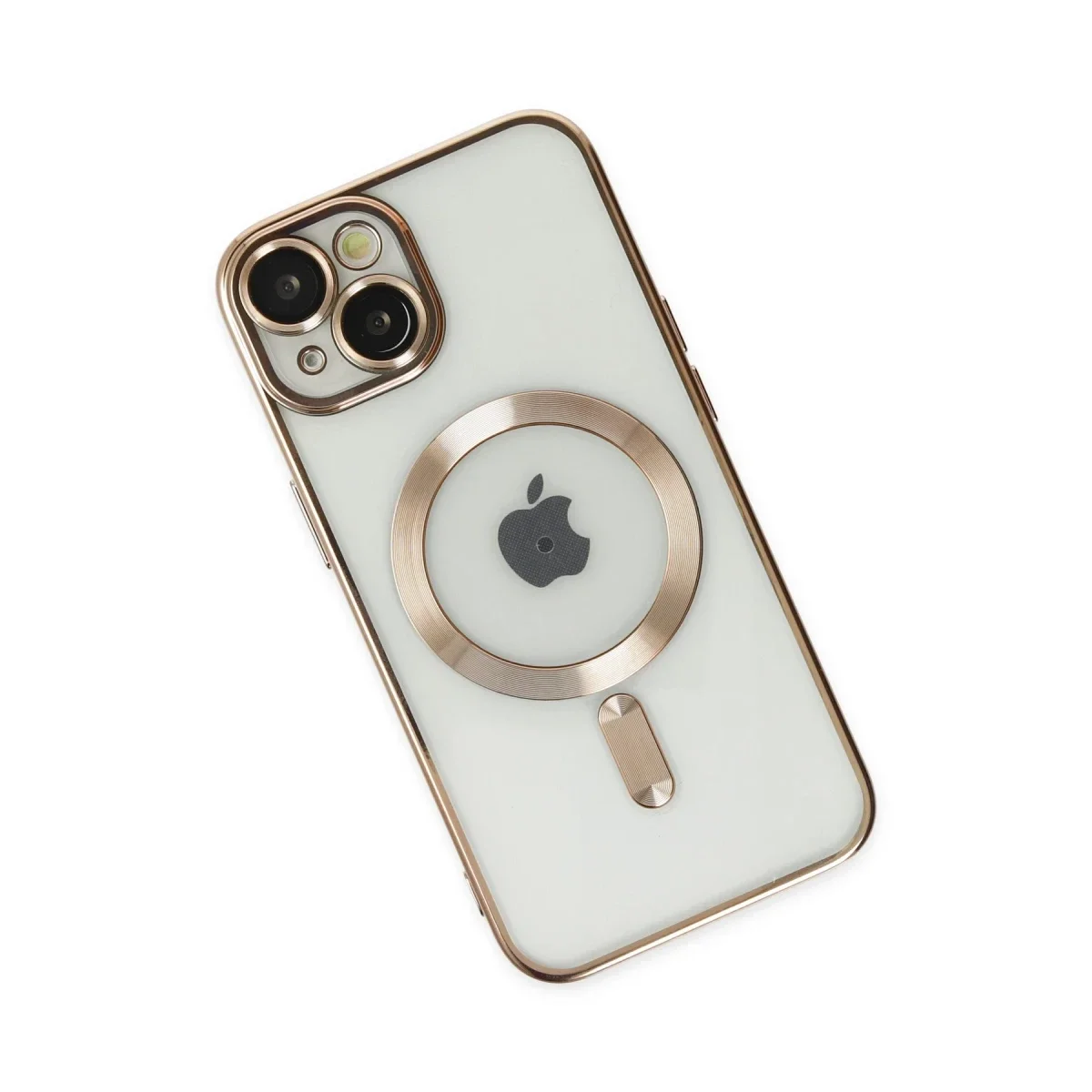 Apple iPhone 14 Kılıf Kross Magneticsafe Kapak - Gold görsel 3