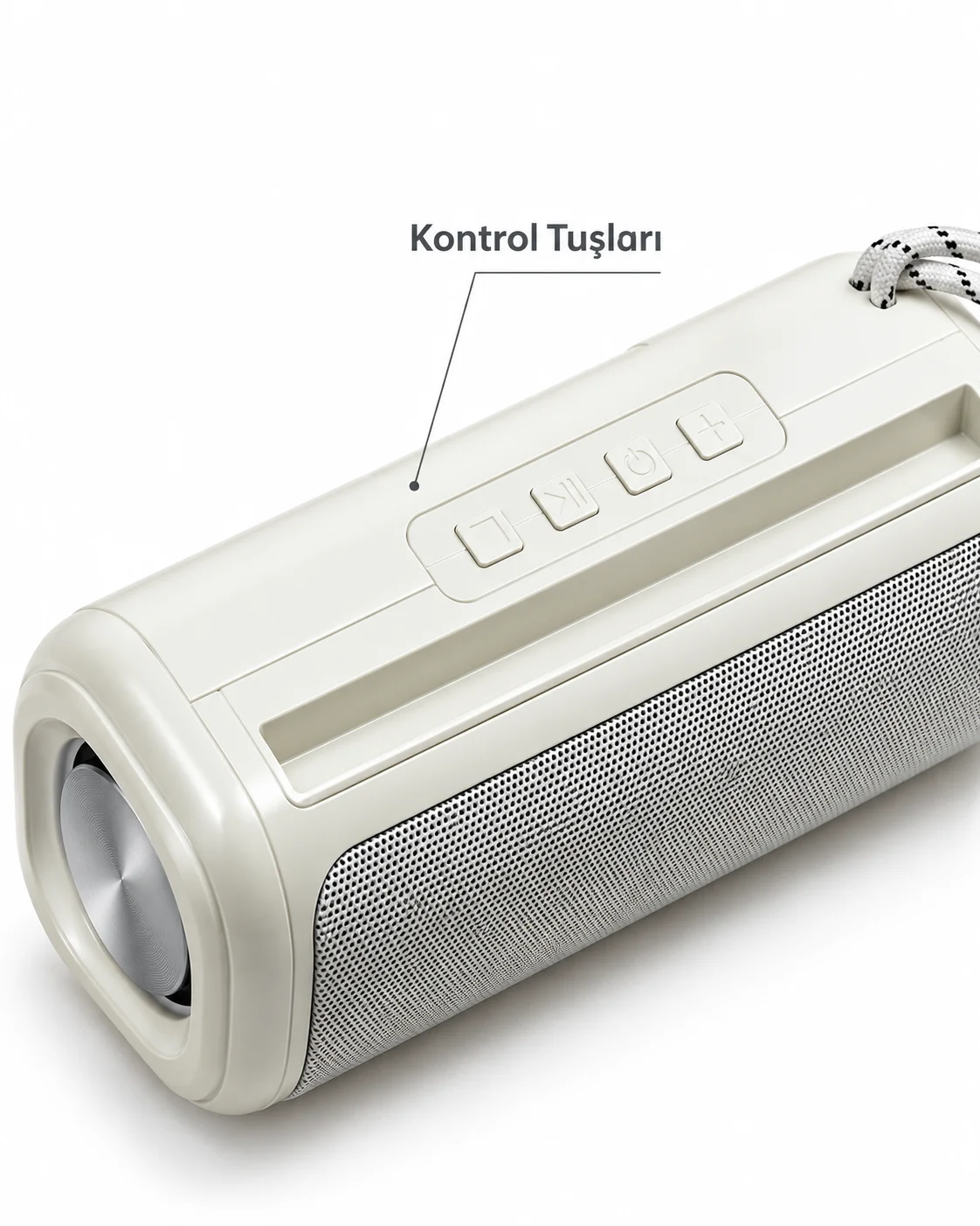 RGB Işıklı Bluetooth Kablosuz Hoparlör TWS Stereo Destekli USB ve TF Kart Girişli (Kopya) görsel 3