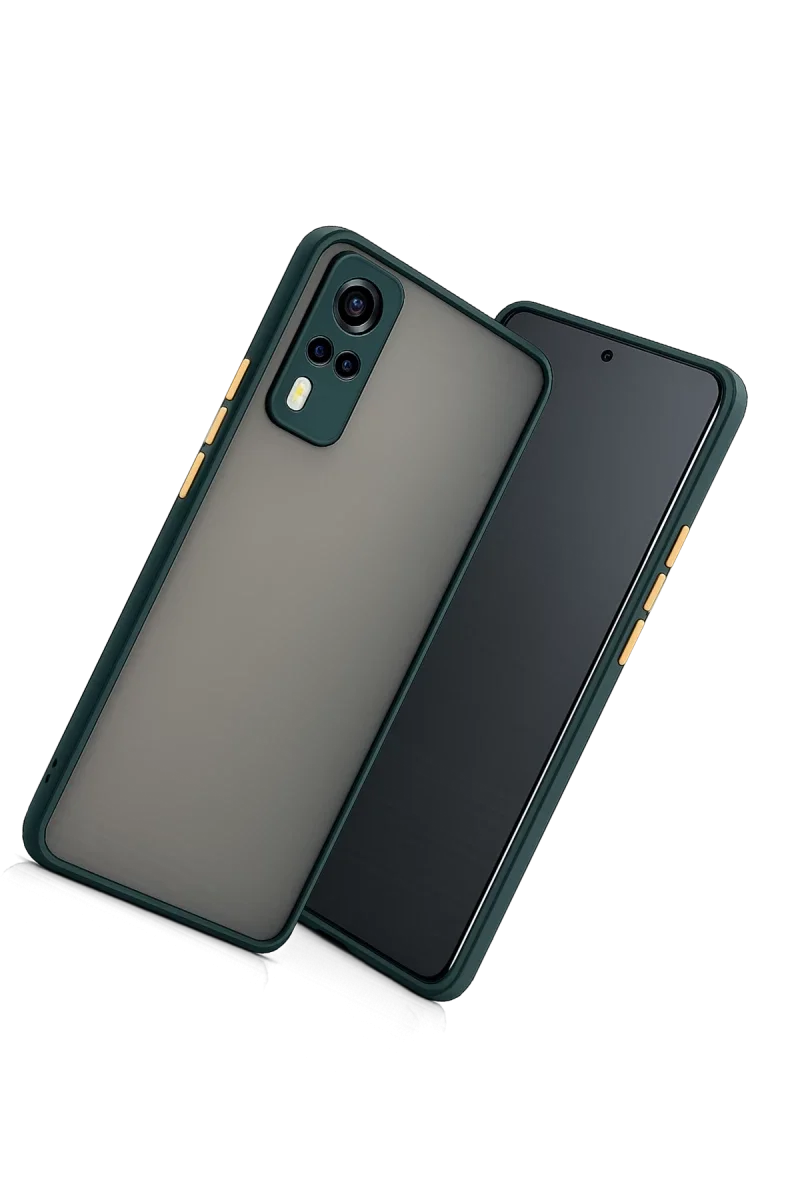 Vivo Y53S Kılıf Montreal Silikon Kapak - Yeşil görsel 3