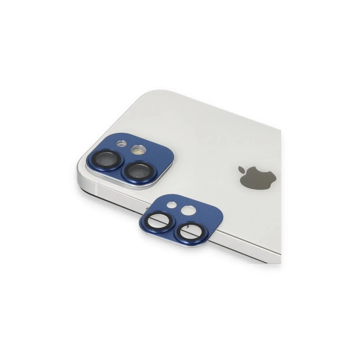 Apple iPhone 11 Pers Alüminyum Kamera Lens - Lacivert