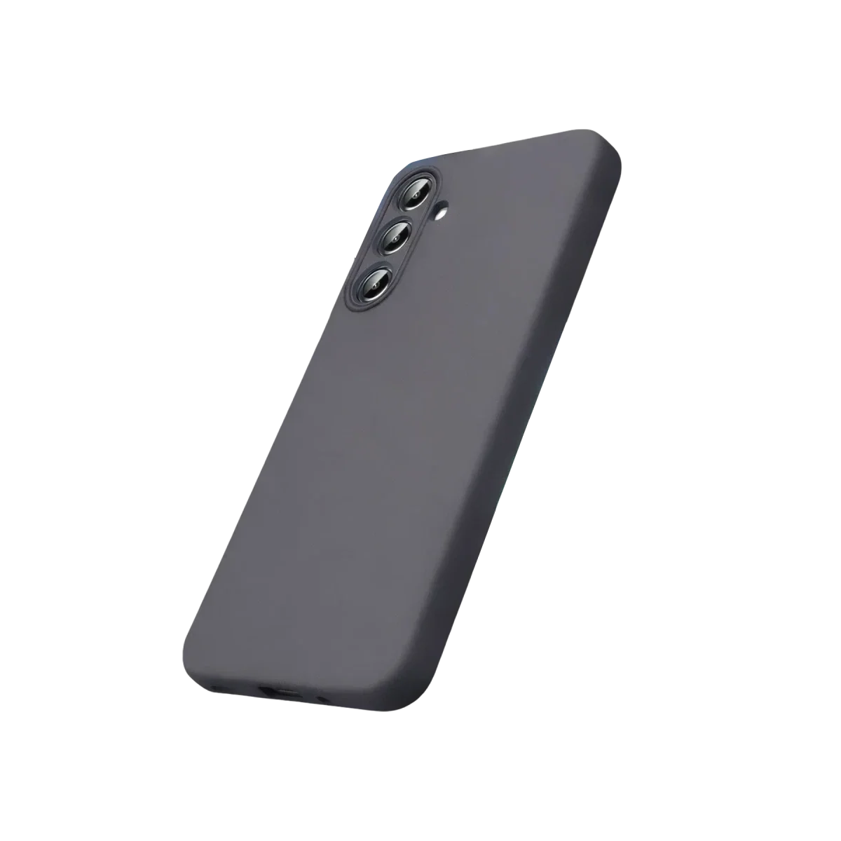 Samsung Galaxy S26 Nano içi Kadife Silikon - Gri görsel 2