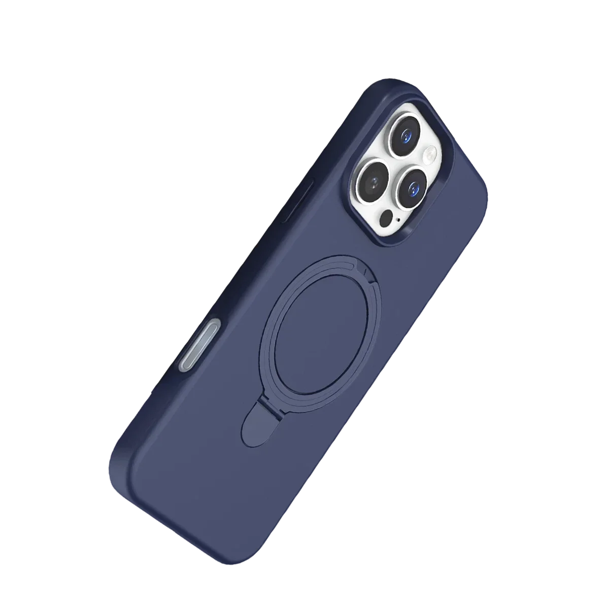 Apple iPhone 16 Pro Regal Magsafe Standlı Kapak - Lacivert görsel 3