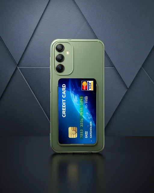 Samsung Galaxy A35 5g Kılıf Kart Şeffaf Silikon - Şeffaf
