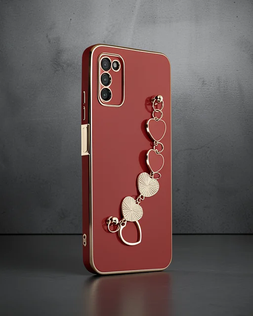 Samsung Galaxy A03s Kılıf Esila Silikon - Kırmızı