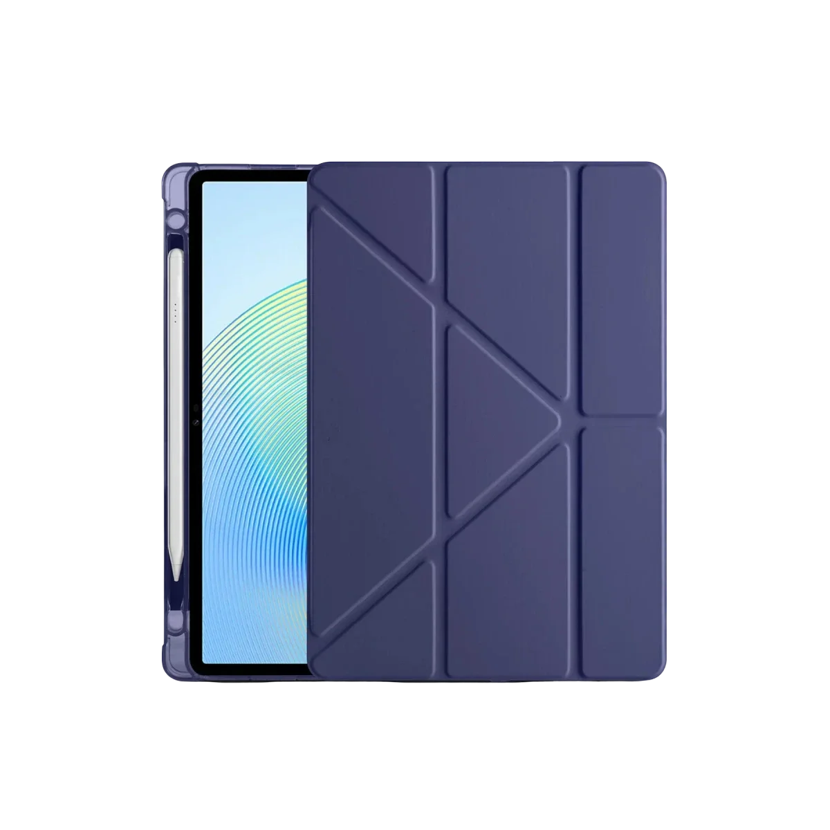 Xiaomi Redmi Pad 2 Kalemlikli Mars Tablet Kılıfı - Lacivert görsel 2