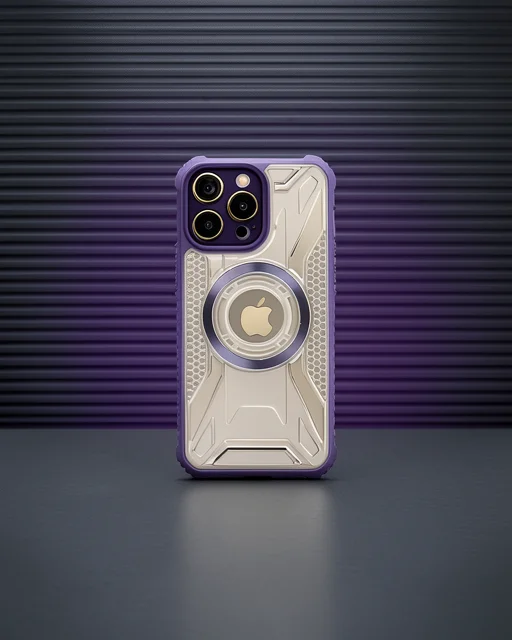 Apple İphone 12 Pro Max Kılıf Prag Magneticsafe Kapak - Derin Mor
