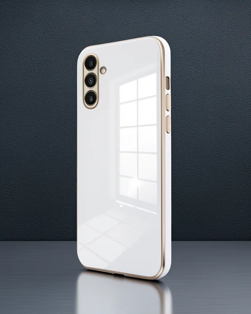 Samsung Galaxy A35 5g Kılıf Volet Silikon - Beyaz