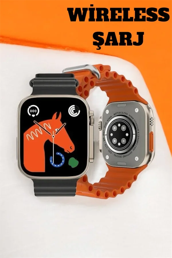 49MM Ekranlı, Kan Basıncı ve Adımsayar Özellikli Bluetooth Akıllı Saat görsel 5
