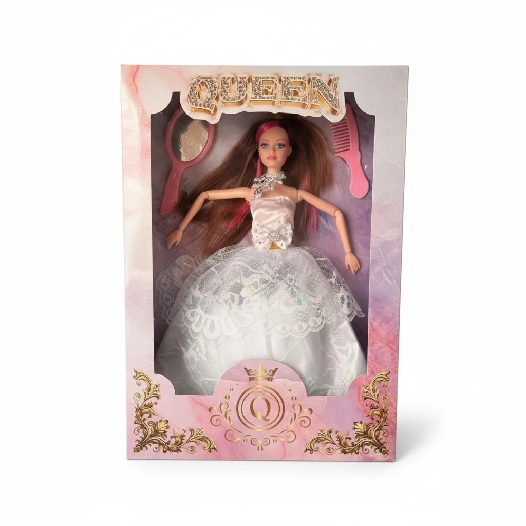 QUE-107 KUTU.GEN.GELİNLİK.AKSESUAR.QUEEN BEBEK OYUNCAK BEBEK (adet fiyatıdır) görsel 2