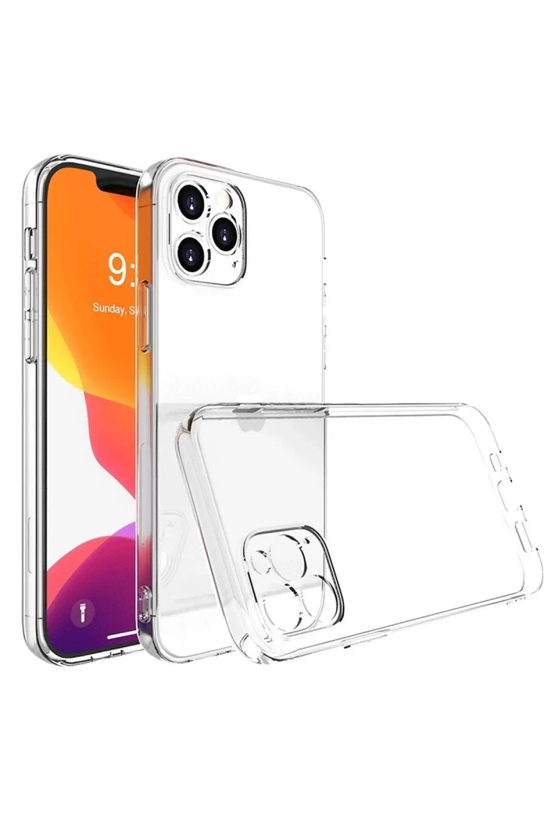 Apple iPhone 16 Pro Max Kılıf Lüx Şeffaf Silikon