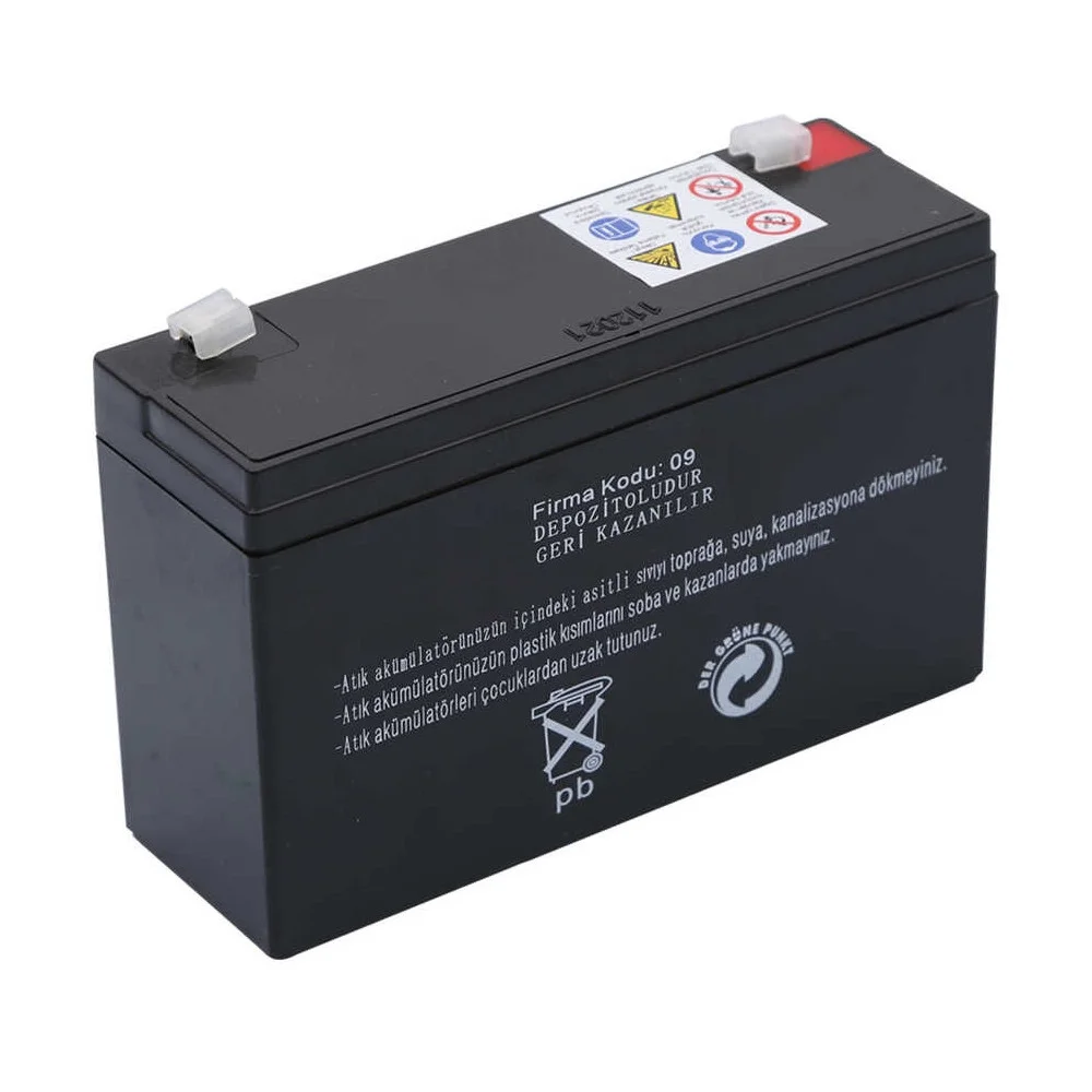 AX6-12 6V 12Ah Akü görsel 3