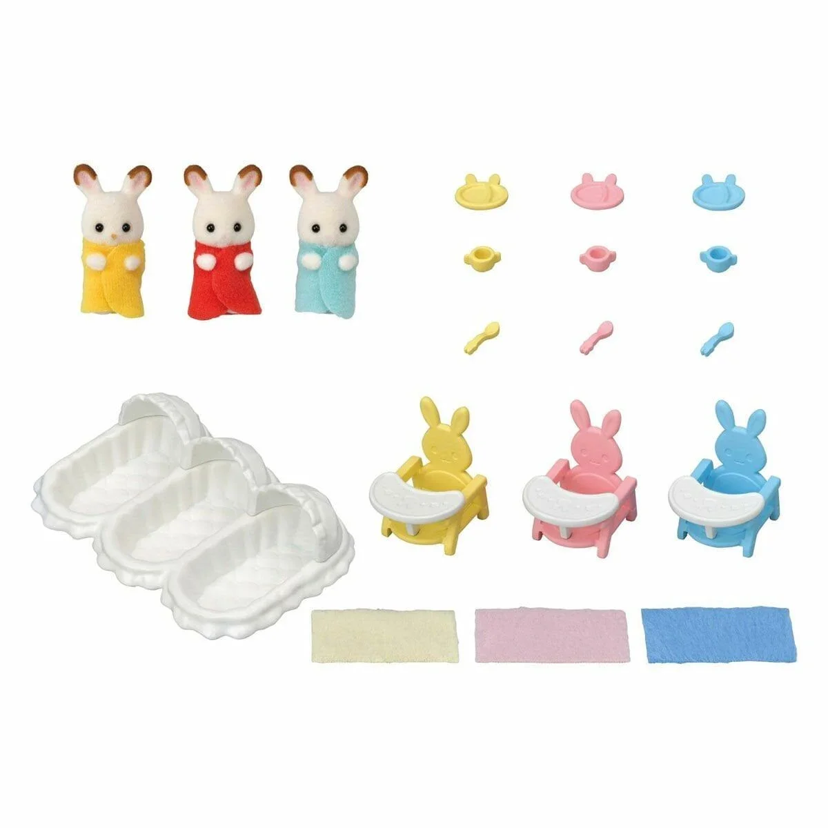 5532 Sylvanian Families Üçüzler Bakım Seti +4 yaş görsel 2