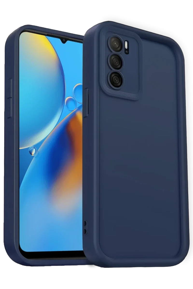 Oppo A16 Kılıf Viera Silikon - Lacivert