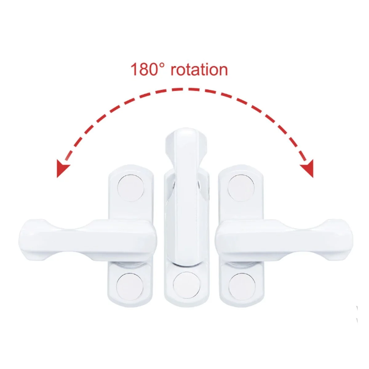 PVC Pimapen Pencere Cam Balkon Kapısı Güvenli Emniyet Kilidi görsel 5
