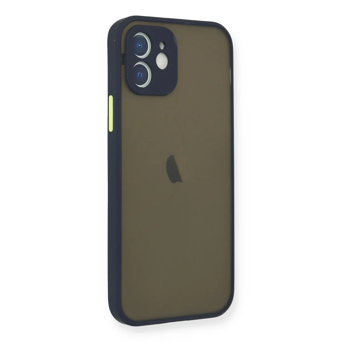Apple İphone 12 Mini Kılıf Montreal Silikon Kapak - Lacivert görsel 2