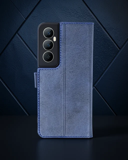 Realme C65 Kılıf Trend S Plus Kapaklı Kılıf - Lacivert