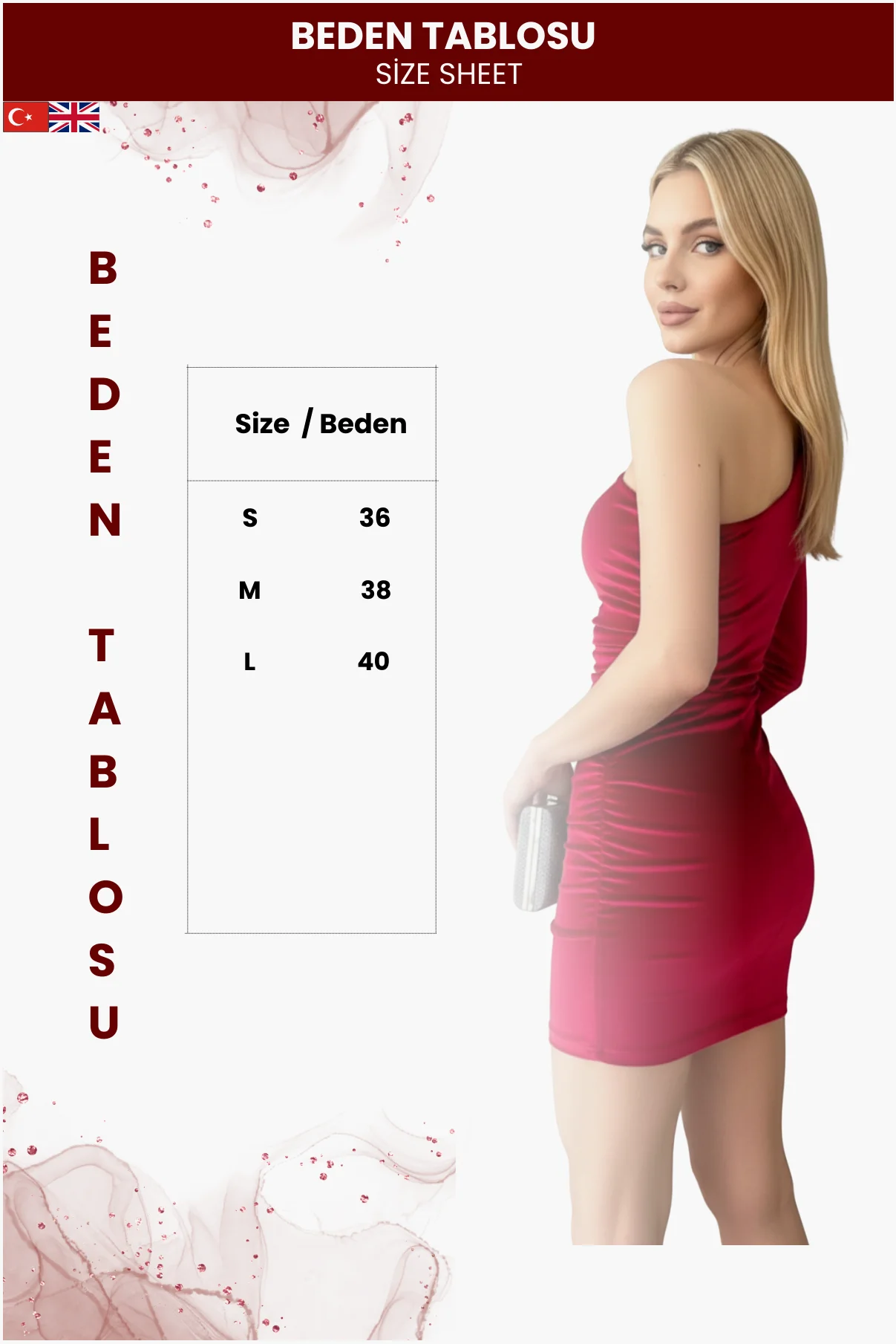Kadın Asimetrik Yaka Mini Elbise görsel 5