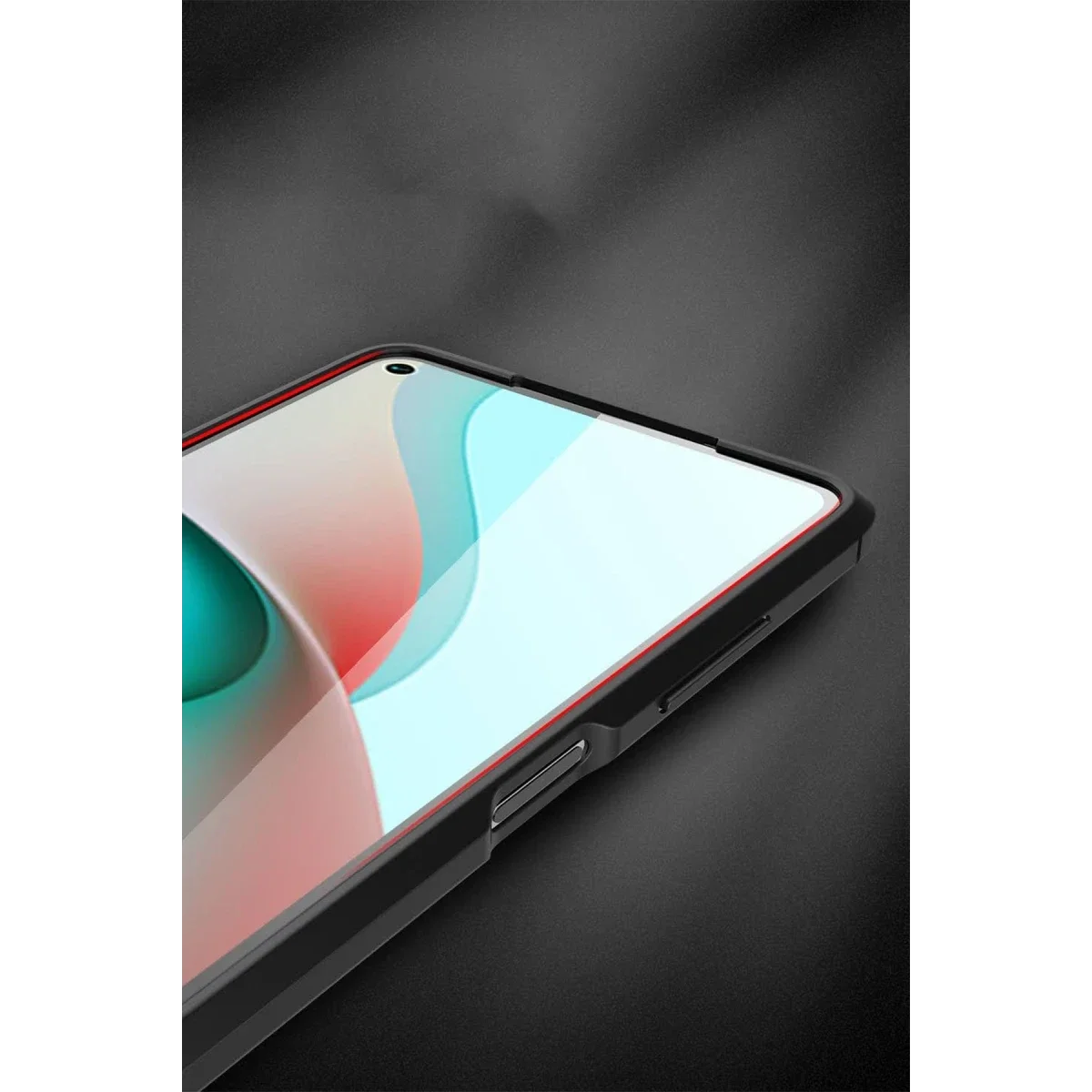 Xiaomi Redmi Note 9 5G Kılıf Auto Focus Kapak - Kırmızı görsel 4