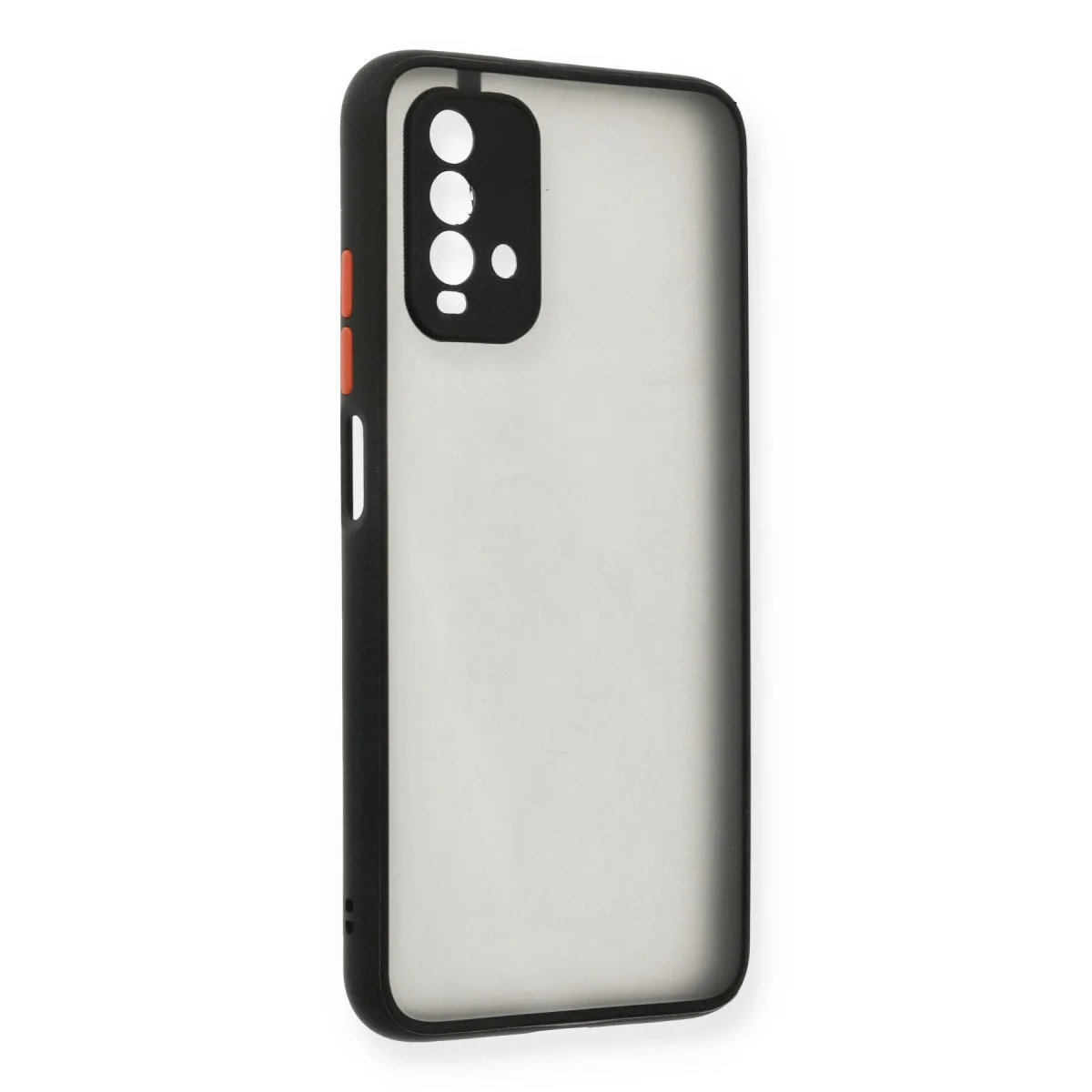 Xiaomi Redmi 9t Kılıf Montreal Silikon Kapak - Siyah görsel 2