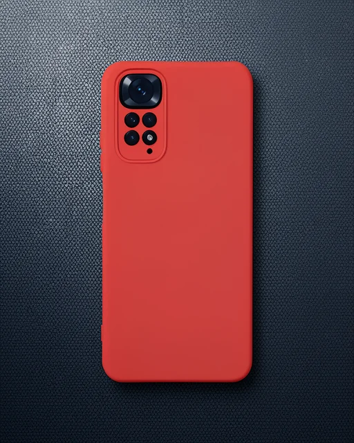 Xiaomi Redmi Note 11 Kılıf Nano İçi Kadife Silikon - Pudra