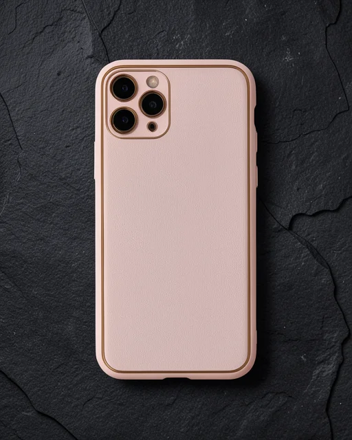 Apple İphone 11 Pro Max Kılıf Coco Deri Silikon Kapak - Pembe
