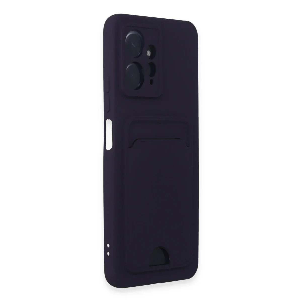 Xiaomi Redmi Note 12 4G Kılıf Kelvin Kartvizitli Silikon - Derin Mor görsel 2