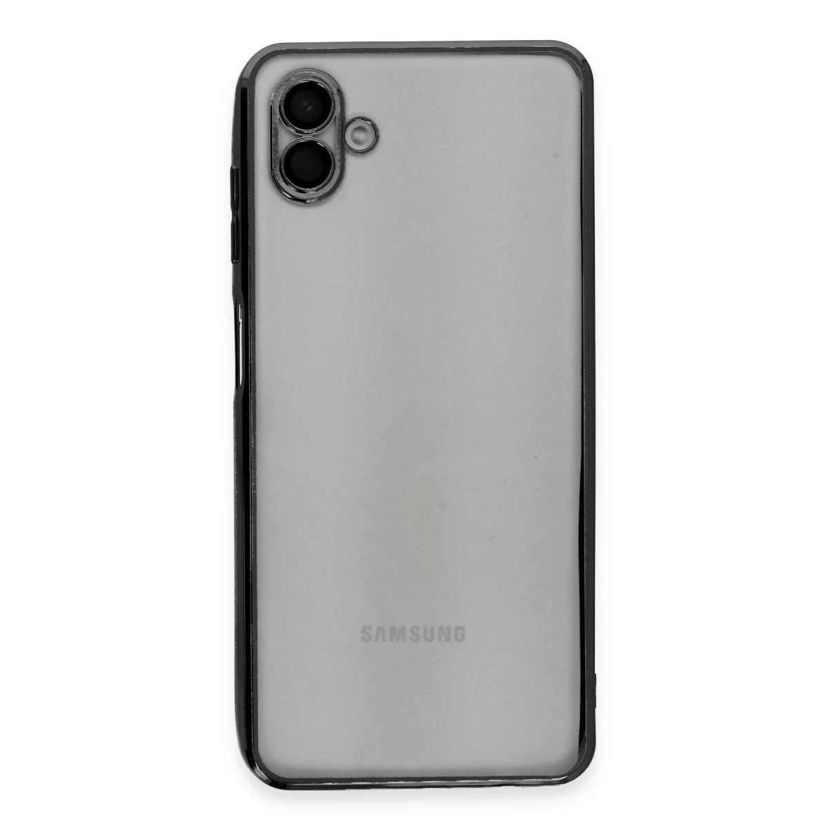 Samsung Galaxy A04 Kılıf Razer Lensli Silikon - Siyah görsel 2