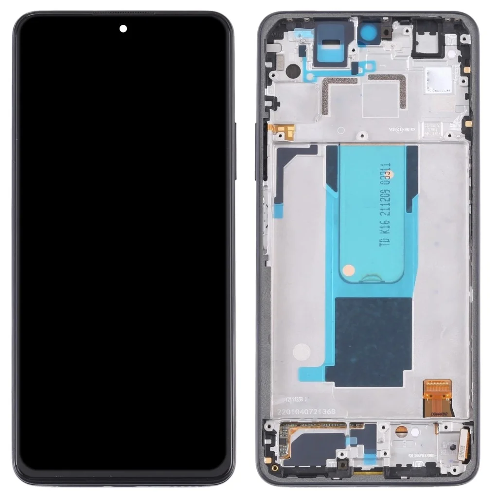 Redmi Note 12S Dokunmatik ekran OLED Çıtalı (Siyah görsel 2