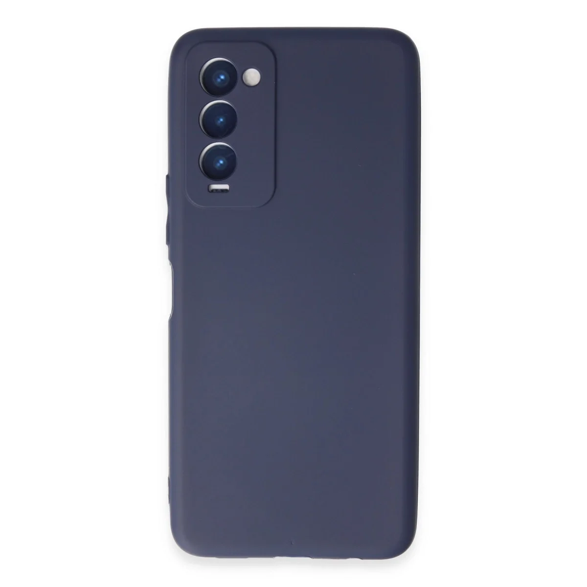 Tecno Camon 18 Kılıf First Silikon - Lacivert